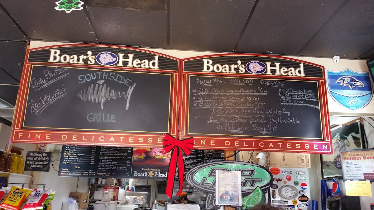 Menu Southside Grille & Deli-1